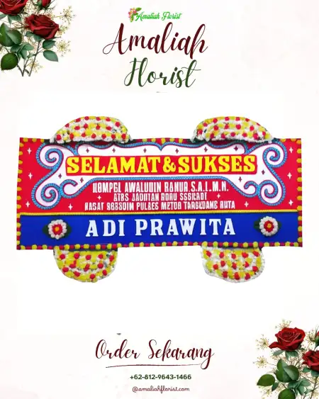 Papan Bunga Ucapan Selamat Pasarlegi